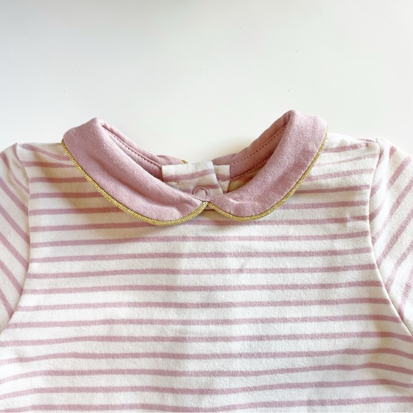 Baby Boden Bird Appliqué Longsleeve Dress | 3-6m - Picture 4 of 7